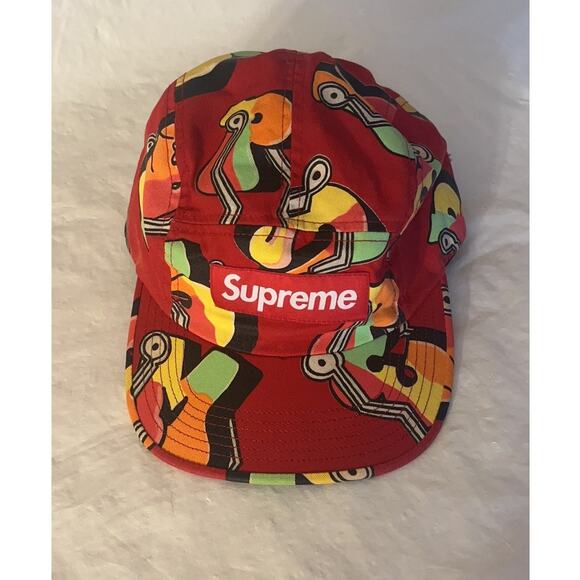 Supreme FW16 Blade Whole Car Camp Cap Hat Red - Picture 2 of 9
